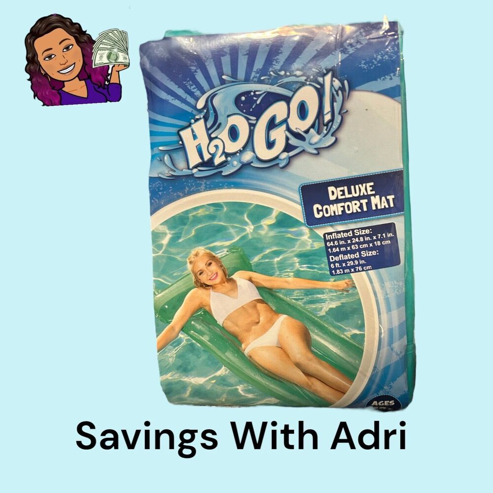 Bestway H2O GO! Deluxe Comfort  Mat Pool Float 64"x24"x7"